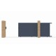 Cancello scorrevole in alluminio moderno 350x173cm GARDE - X-Metal