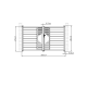 Cancello a battente in alluminio moderno 300x173cm FANCY TIME - X-Metal