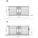 Cancello scorrevole in alluminio moderno 392x173cm FANCY TIME - X-Metal