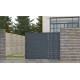 Cancello scorrevole in alluminio moderno 300x158cm FANCY FILM - X-Metal