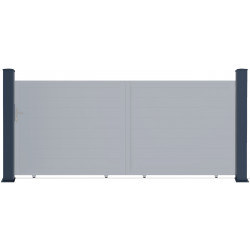 Paletto in alluminio cancelletti e cancelli - X-Metal - H.167cm
