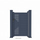 Cancello a battente in alluminio moderno 100x173cm FANCY TIME X-Metal
